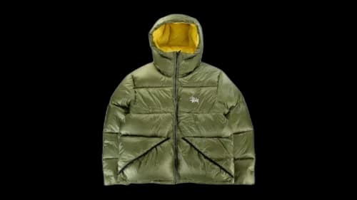 Stussy Down Micro Ripstop Parka Olive