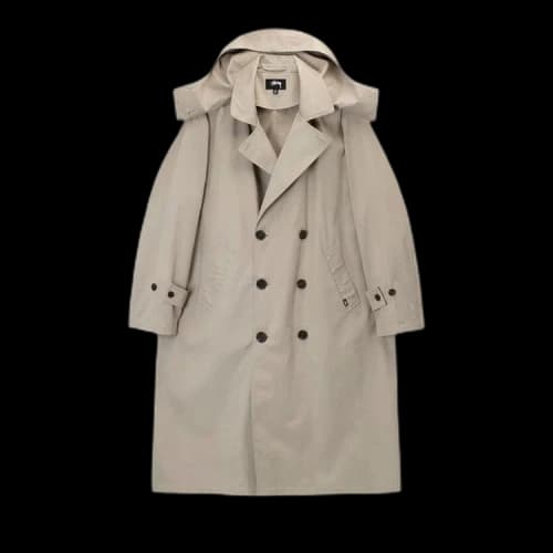 Stussy Solar Trench Coat 'Khaki'