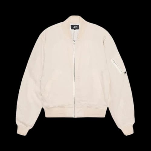 Stussy Linen Beach Bomber 'Natural'