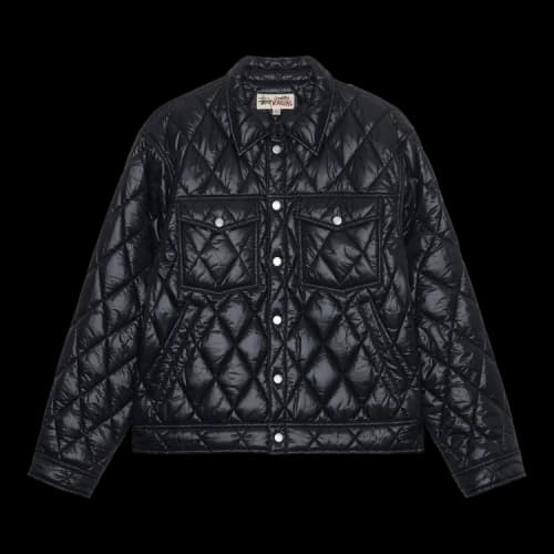 Stussy Ranch Jacket Quilted Nylon 'Black'