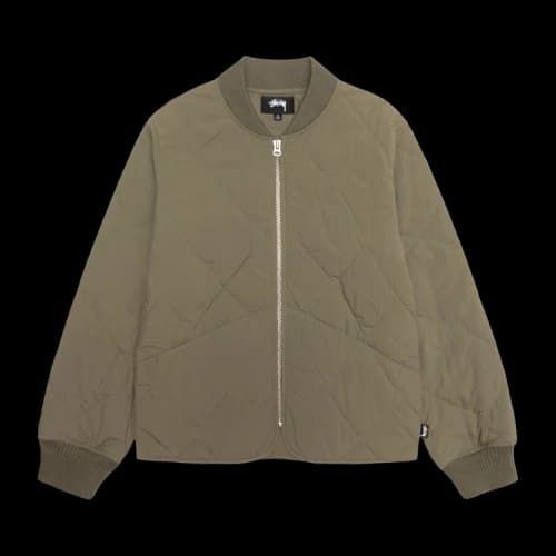 Stussy 8 Ball Quilted Liner Jacket 'Olive'