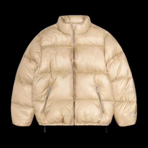 Stussy Down Puffer Parachute Ripstop 'Cayote'