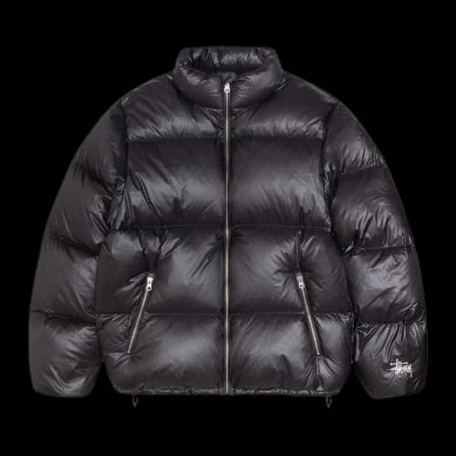 Stussy Down Puffer Parachute Ripstop 'Charcoal'