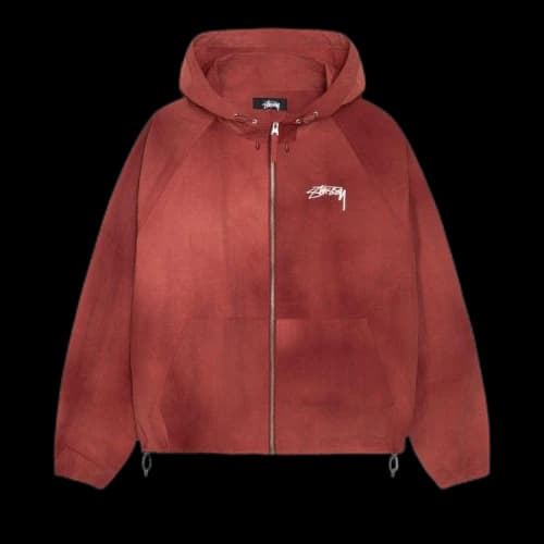 Stussy Wave Dye Beach Shell 'Maroon'