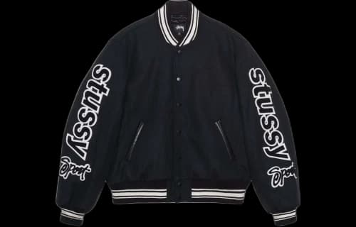 Stussy SS24 VARSITY Jacket 'Blue'