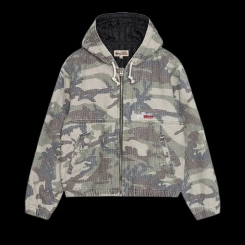 Stussy Work Jacket 'Woodland Camo'