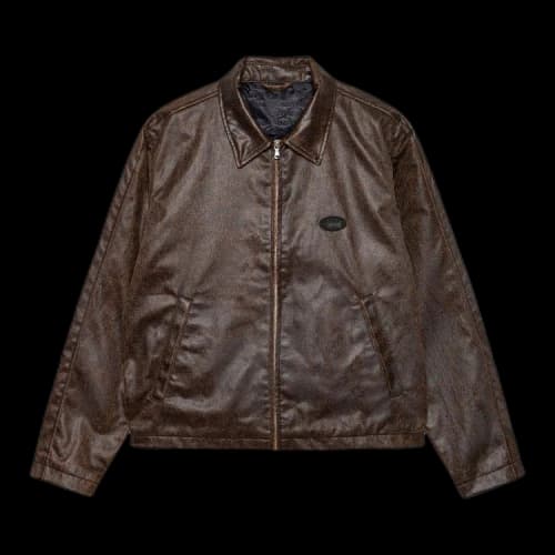 Stussy Club Jacket Coated 'Dark Brown'