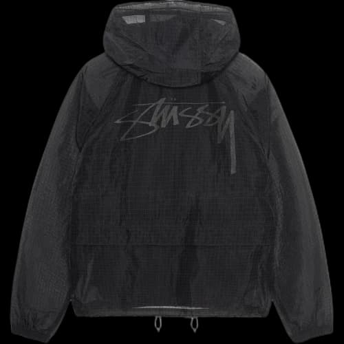 Stussy Beach Ripstop Transparent Shell Jacket Golden Yellow