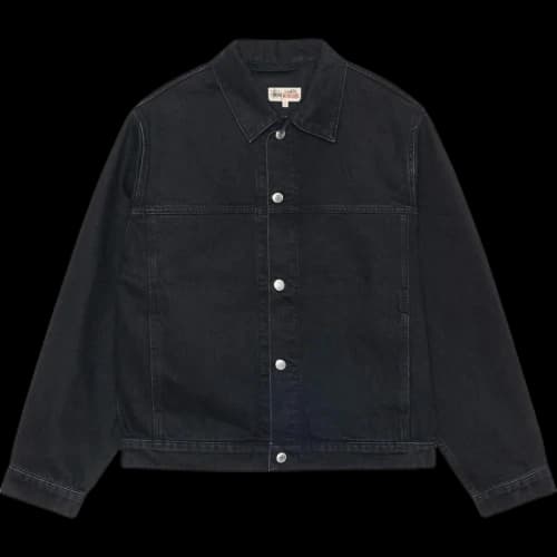 Stussy Trucker Denim Jacket Rinsed Indigo