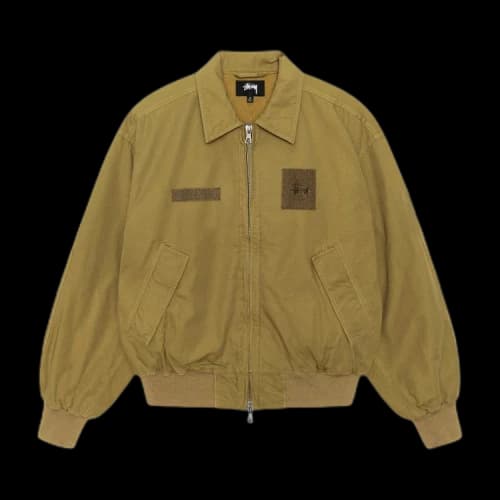Stussy Flight Bomber 'Golden Olive'