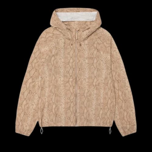 Stussy Beach Shell Snake Print Nylon 'Khaki'