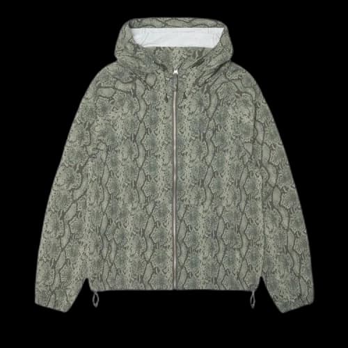 Stussy Beach Shell Snake Print Nylon 'Olive'