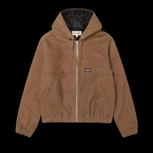 Stussy Waxed Cotton Work Jacket 'Khaki'