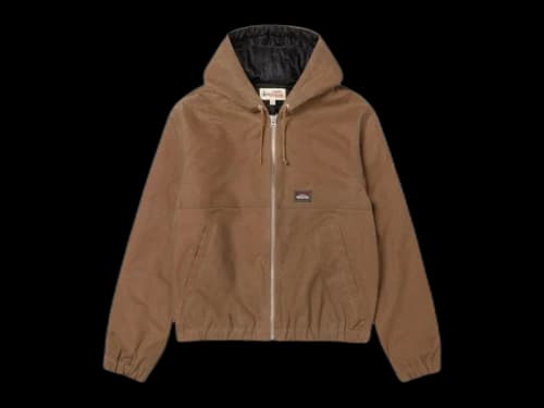 Stussy Waxed Cotton Work Jacket Khaki