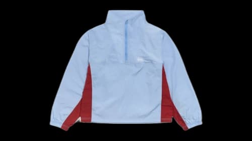 Stussy Warm Up Pullover Sweatshirt Blue