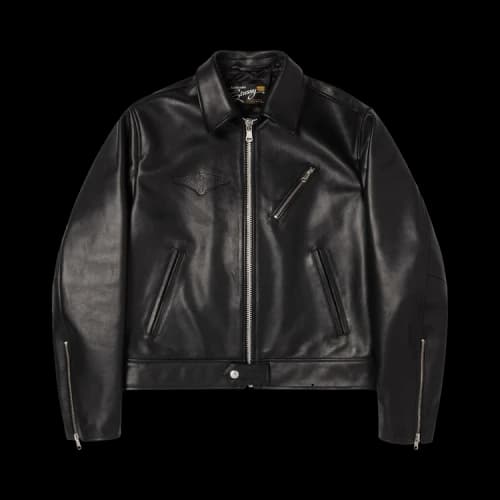 Stussy Biker Jacket 'Black'