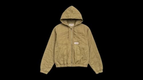 Stussy Quilted Canvas Work Jacket Olive