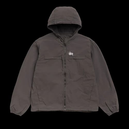 Stussy Lightweight Hooded Jacket 'Brown'