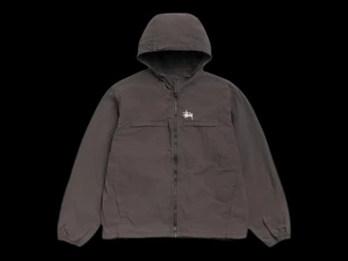 Stussy Lightweight Hooded Jacket Brown