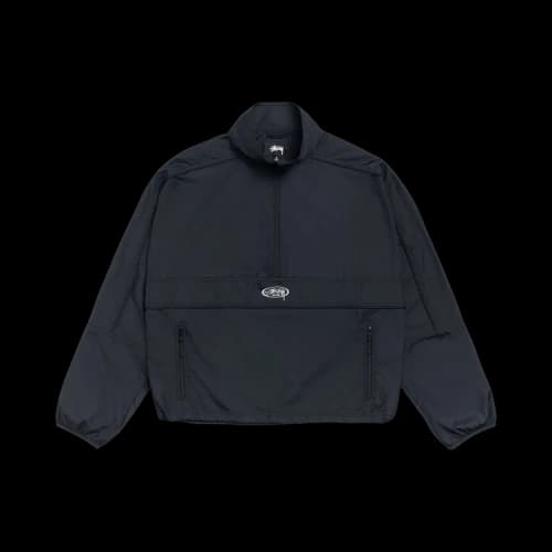 Stussy Lightweight Pullover Jacket 'Black'