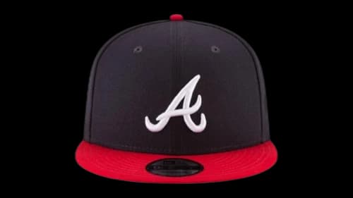 New Era 9Fifty Atlanta Braves Snapback Cap Navy