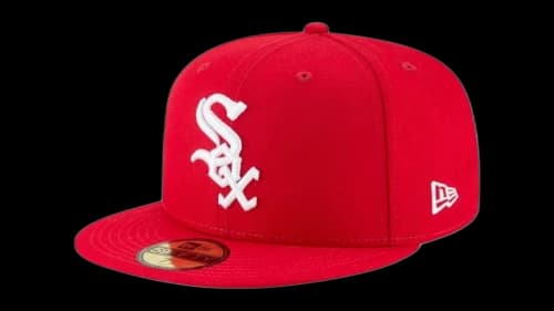 New Era 59Fifty MLB Basic Chicago White Sox Fitted Cap Red