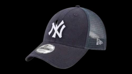 New Era 9Forty MLB NY Yankees Trucker Mesh Cap Navy Blue