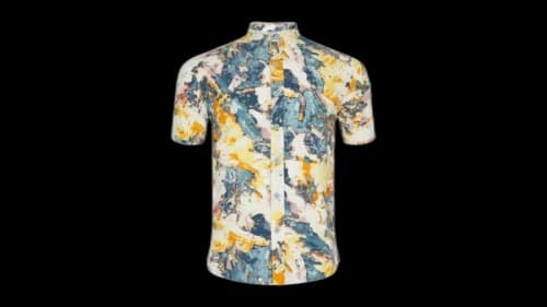 Hoka SkyRun Polo Shirt Sun Run Print