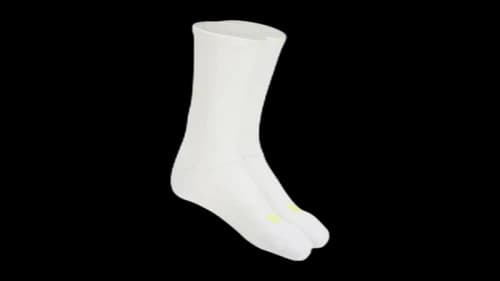 Hoka Clifton Crew Run White Socks White