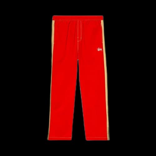 Stussy Panel Track Relaxed Pant 'Red'