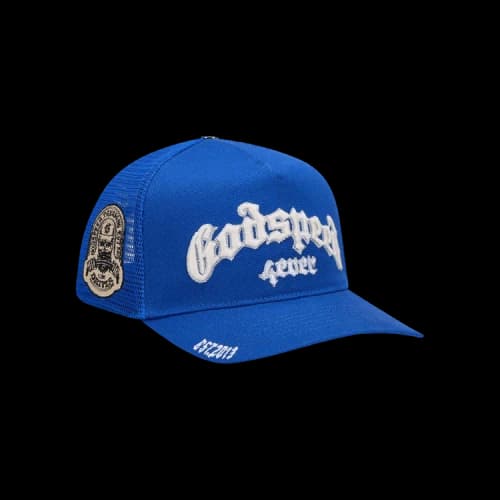 Godspeed Forever Trucker Hat 'Royal Blue'