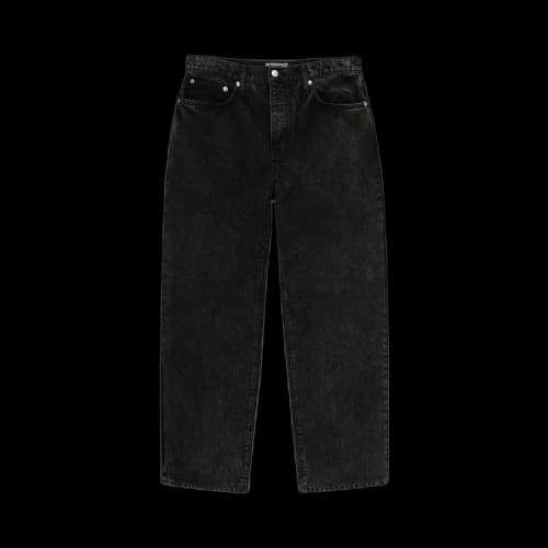 Stussy Double Dye Big 'Ol Jeans Black