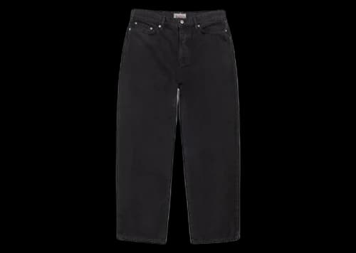 Stussy Big Ol' Washed Canvas Jean Washed Black