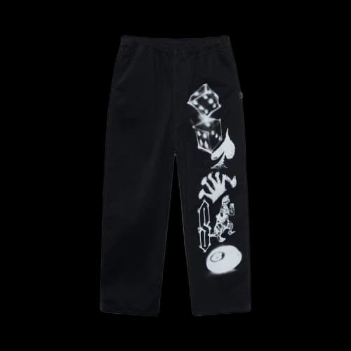 Stussy Airbrush Icon Beach Pant Black