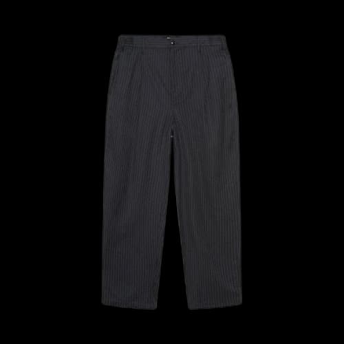 Stussy Stripe Volume Pleated Trouser 'Black'