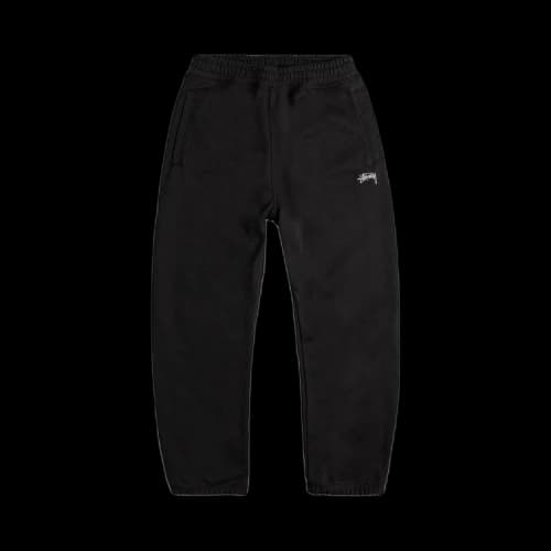 Stussy Stock Logo Sweatpant 'Washed Black'