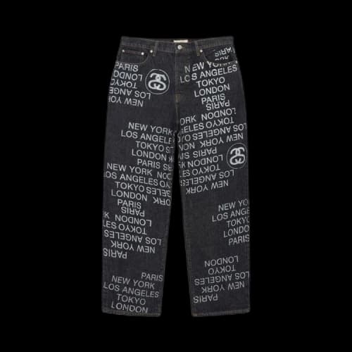 Stussy Big Ol' City Link Denim Jean 'Washed Black'