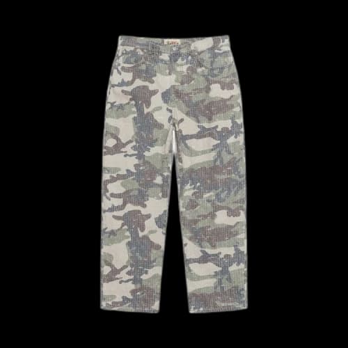 Stussy Needlepunch Big Ol' Jean 'Woodland Camo'