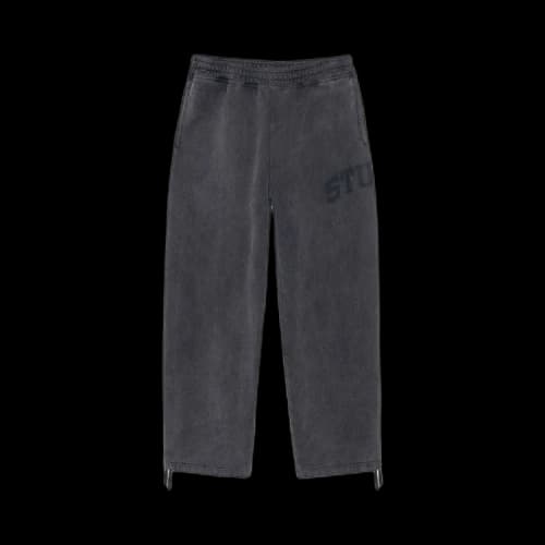Stussy Faded Graphic Fleece Pant 'Washed Black'