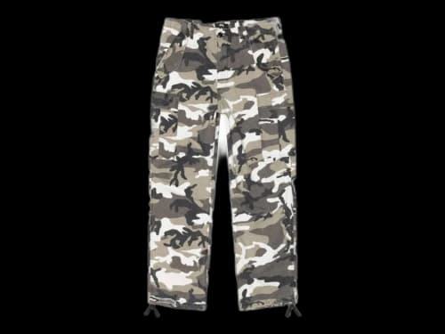 Stussy Ripstop Military Cargo Pant Snow Camo