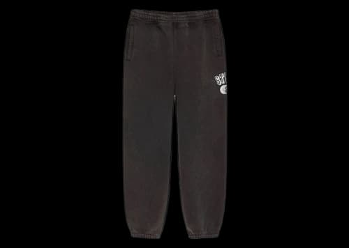 Stussy 80 Fleece Pant Washed Black