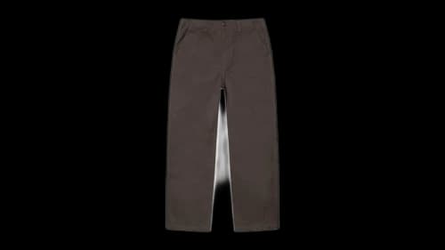 Stussy Chino Wide Leg Trouser Brown