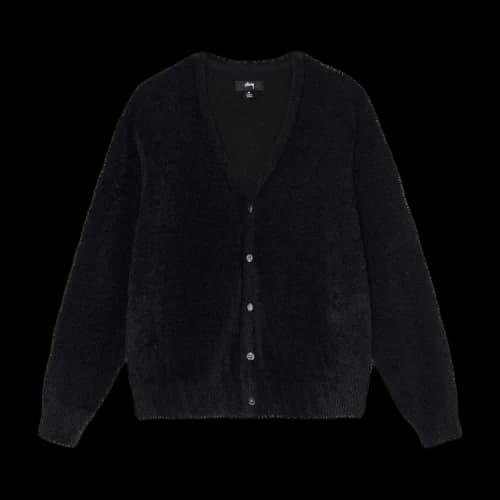 Stussy Shaggy Cardigan 'Black'