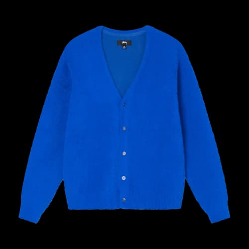 Stussy Shaggy Cardigan 'Royal Blue'