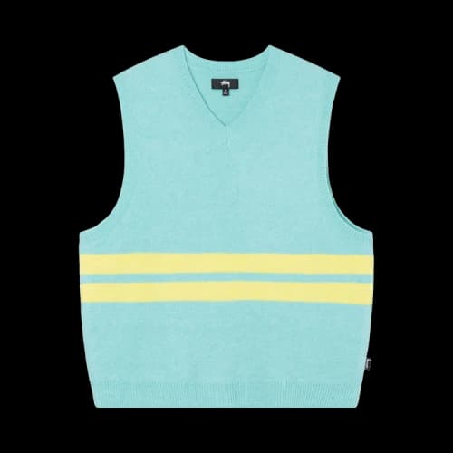 Stussy Brushed Mohair Vest 'Seafoam'