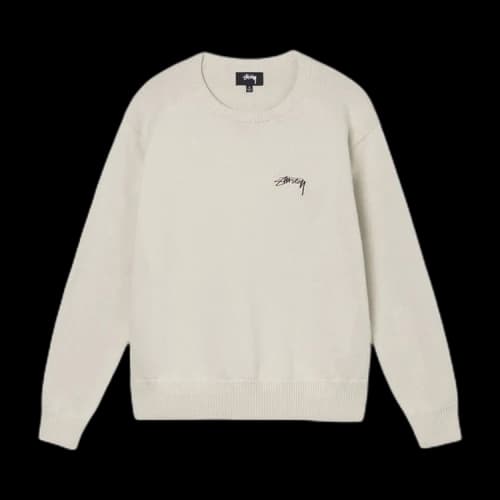 Stussy Care Label Sweater 'Natural'