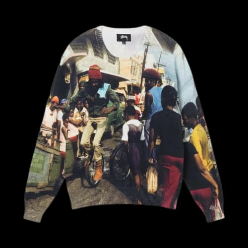 Stussy Peter Tosh Print Sweater 'Multicolor'
