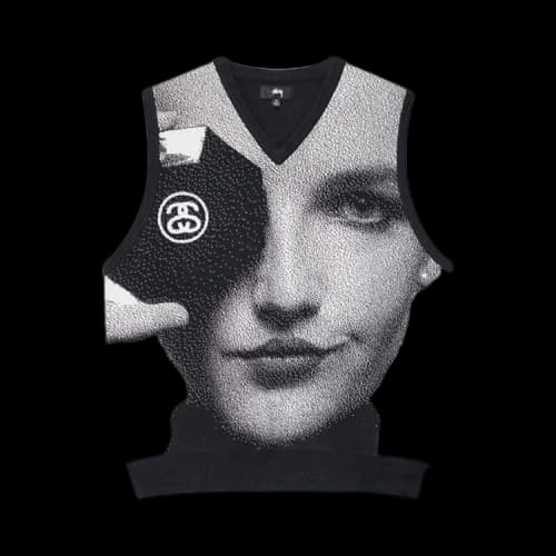 Stussy Photo Jacquard Vest 'Black'