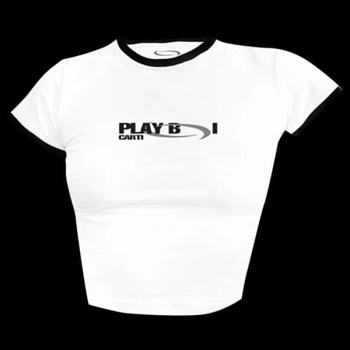 Playboi Carti IAM Baby Tee 4 'White'