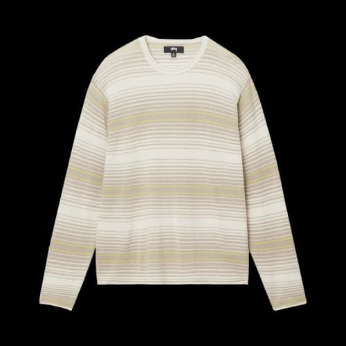 Stussy Horizontal Stripe Sweater 'Natural'